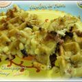 ღ " Miam " Gaufres de pâtes { Champignons - Lardons et Fromages }