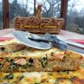 Pizza-quiche du fond de frigo 