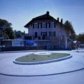 Rond-point à Rolle (Suisse)