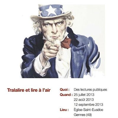 (...) Tralalire et lire à l'air, c'est ce soir.