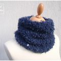 Autre façon de tricoter le Snood Neige (tuto)