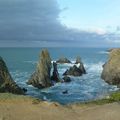 Reflets de nuages sur la mer