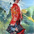 GRACE JAPONAISE - Tableau d'Annie LASRY