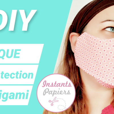 DIY Masque de protection en origami - facile et rapide