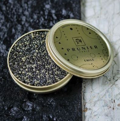 Caviar Prunier dévoile sa dernière création : le Caviar Emile un assemblage de 2 grains d'osciètre pour les fêtes