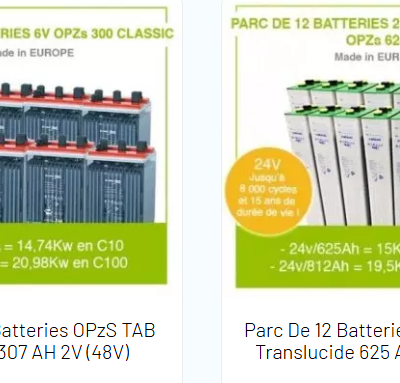 Batterie OPZS : une solution fiable pour le stockage d’énergie solaire