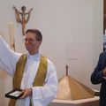 04/09/2022 GUER remise des clés de l'église par le maire au nouveau curé