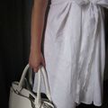 Une robe de lin blanc pour Garance...