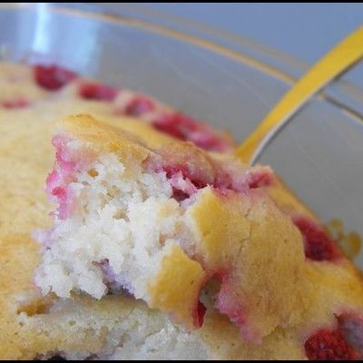 Gratin de framboises façon "amandine"