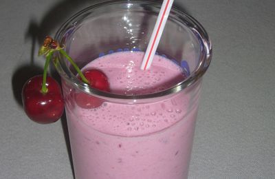 Milk shake fraise et cerise