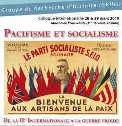 Pacifisme & Socialisme - Rouen 28-29 mars