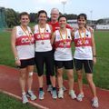 CHAMPIONNAT LBFA DE RELAIS LE QUATUOR MASTER DAME VICE CHAMPIONNE SUR 4 X 100M