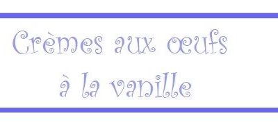 Crème à la vanille validée par le ch'nillou 
