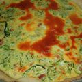 Tarte aux courgettes et aux lardons