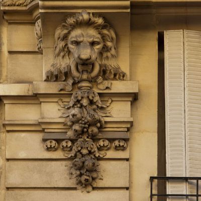 Lion décoratif 36 rue de Lubeck