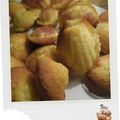 Mini madeleines à la confiture de groseille