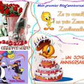 Mon Premier Blog'Anniversaire !!!!!