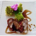 Filet mignon farçi au choux romanesco ......