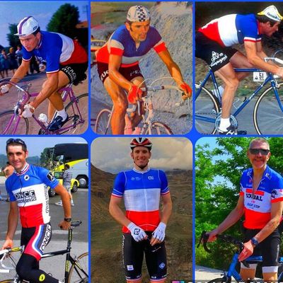 Le maillot de champion de France de cyclisme ..