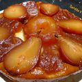 Tatin aux pommes et poires au vin