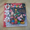 Livre puzzle mickey fête Noel