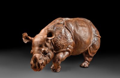 Rijksmuseum buys statue of the rhinoceros Clara