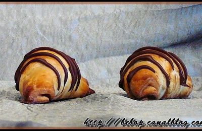 Petits croissants aux pommes