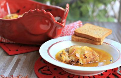 Le poulet du dimanche: poulet bleu-blanc-coeur aux agrumes & soupe du pauvre {recette}