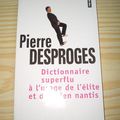 Dictionnaire superflu de Desproges à 2€50