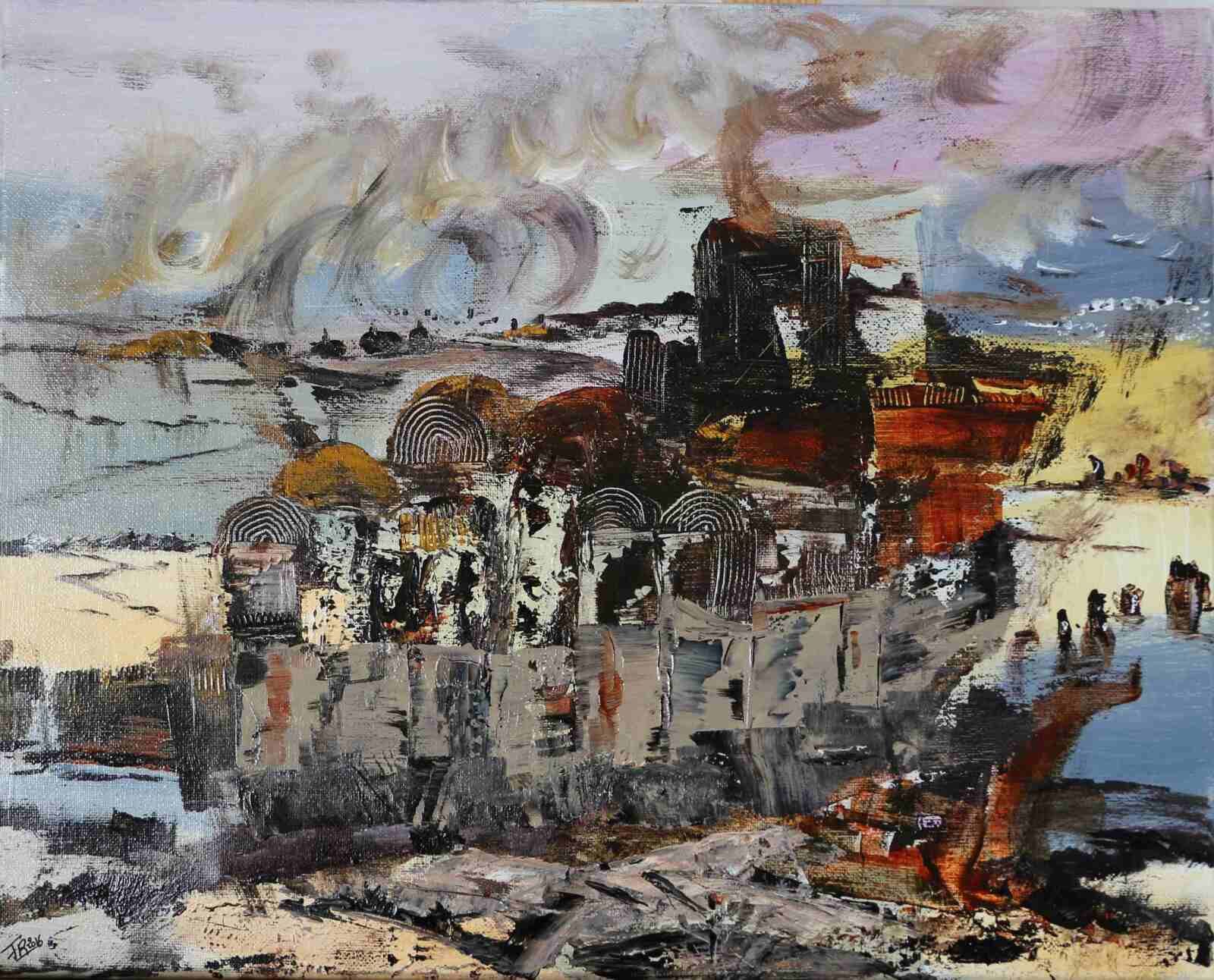 Il fallait pourtant vivre- acryl2016- 40X50 -(n°76),