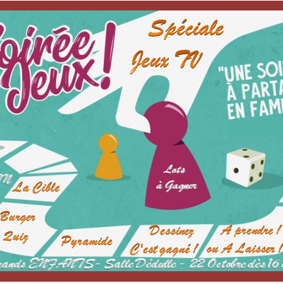 22 Octobre 2033 : Quizz Jeux TV