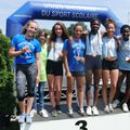 Les filles du collège Pergaud de Maurepas, médaillées de bronze au championnat de France d’athlétisme par équipes