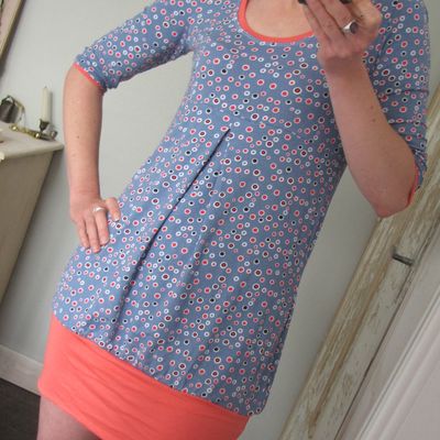 Ma première robe avec patron de "La Jolie Girafe"