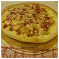 TARTE FLAMBÉE À MA FAÇON SANS GLUTEN SANS LAIT SANS OEUF