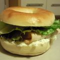 Sur le pouce : Bagel poulet et fromage frais