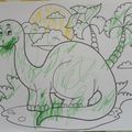 Coloriages dinosaures