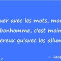 JOUER AVEC LES MOTS