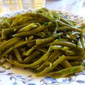 Haricots verts en persillade