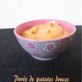 Purée de patates douces