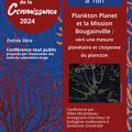 Conférence du 10 juillet 2024. Plankton Planet et la Mission Bougainville