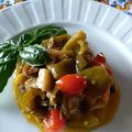 Caponata de poivrons et aubergines