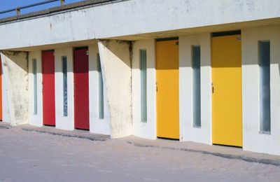 le Touquet, jaune, rouge.