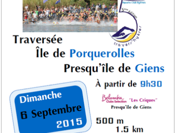 Travers'hyères 2015 : le 6 septembre 2015