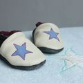 Chaussons cuir _ Blue Star #2