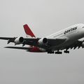 Airbus A380-842 Qantas VH-OQE and VH-OQJ. LHR 20/07/2014. Photos: Jean-Luc