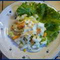 SALADE DE CONCOMBRE AUX POIRES