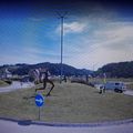 Rond-point à Saggau (Autriche)