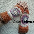 Mitaines fée féerie d'automne pour femme,  *SHOP BOUTIQUE CORALIEZABO ETSY / CORALIE-ZABO-BOHEME UNGRANDMARCHÉ 