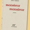 JEAN TARDIEU - Monsieur monsieur - chapitre Monsieur monsieur