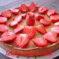 Tarte patissière à la fraise